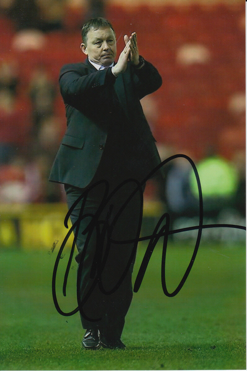 NOTTINGHAM FOREST HAND SIGNED BILLY DAVIES 6X4 Photo Poster painting 9.