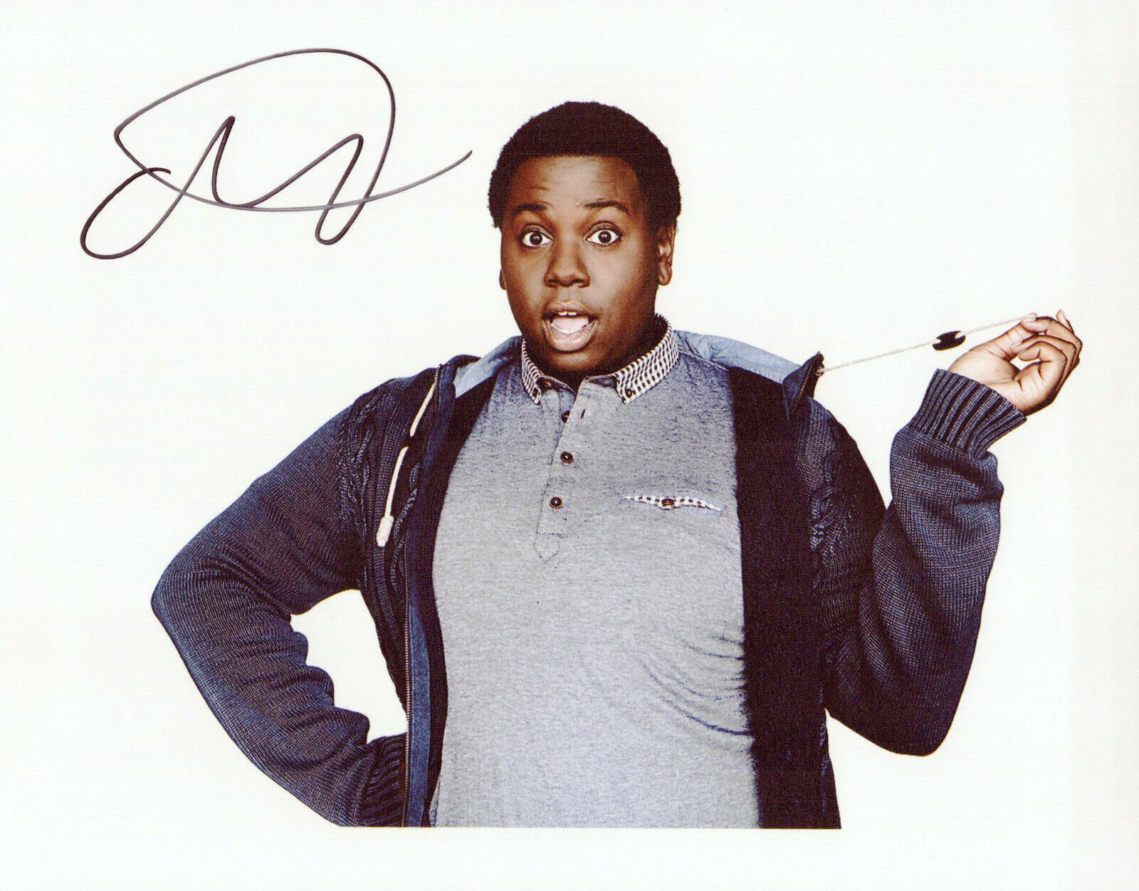 Alex Newell Glee autographed Photo Poster painting signed 8X10 #1 Wade 'Unique' Adams