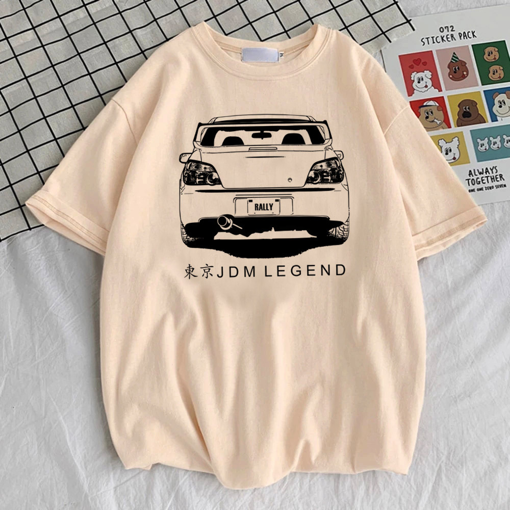 Jdm top tees girl Graphic Pastel women anime Psychedelic harajuku  shirt women Breathable anime Digital korean clothes hip hop