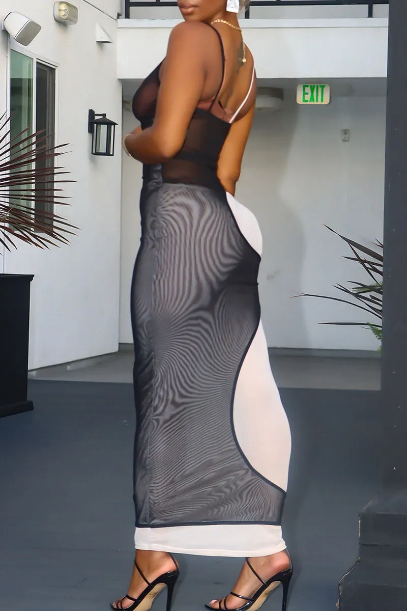 Sexy Solid Color Hollow Out Weave Off Shoulder One Step Skirt Dresses main image 0