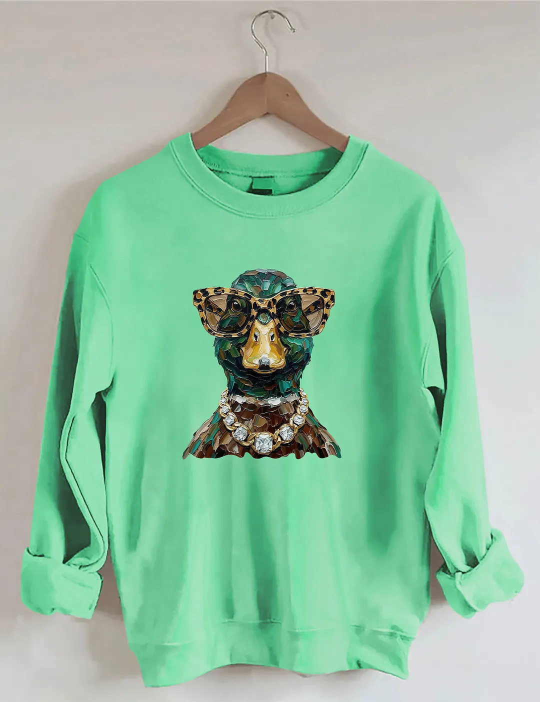 Glam Mallard Duck Hunting Lover Sweatshirt
