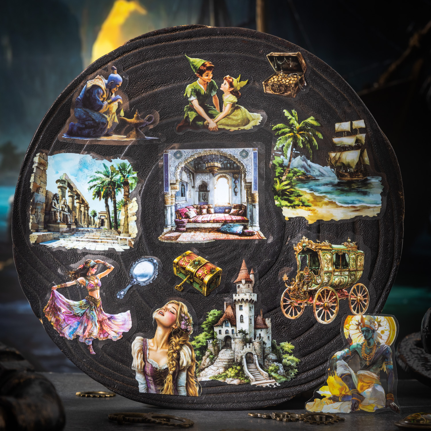 PET 테이프 - 65mm*200cm 동화 모험 시리즈 빈티지 캐릭터