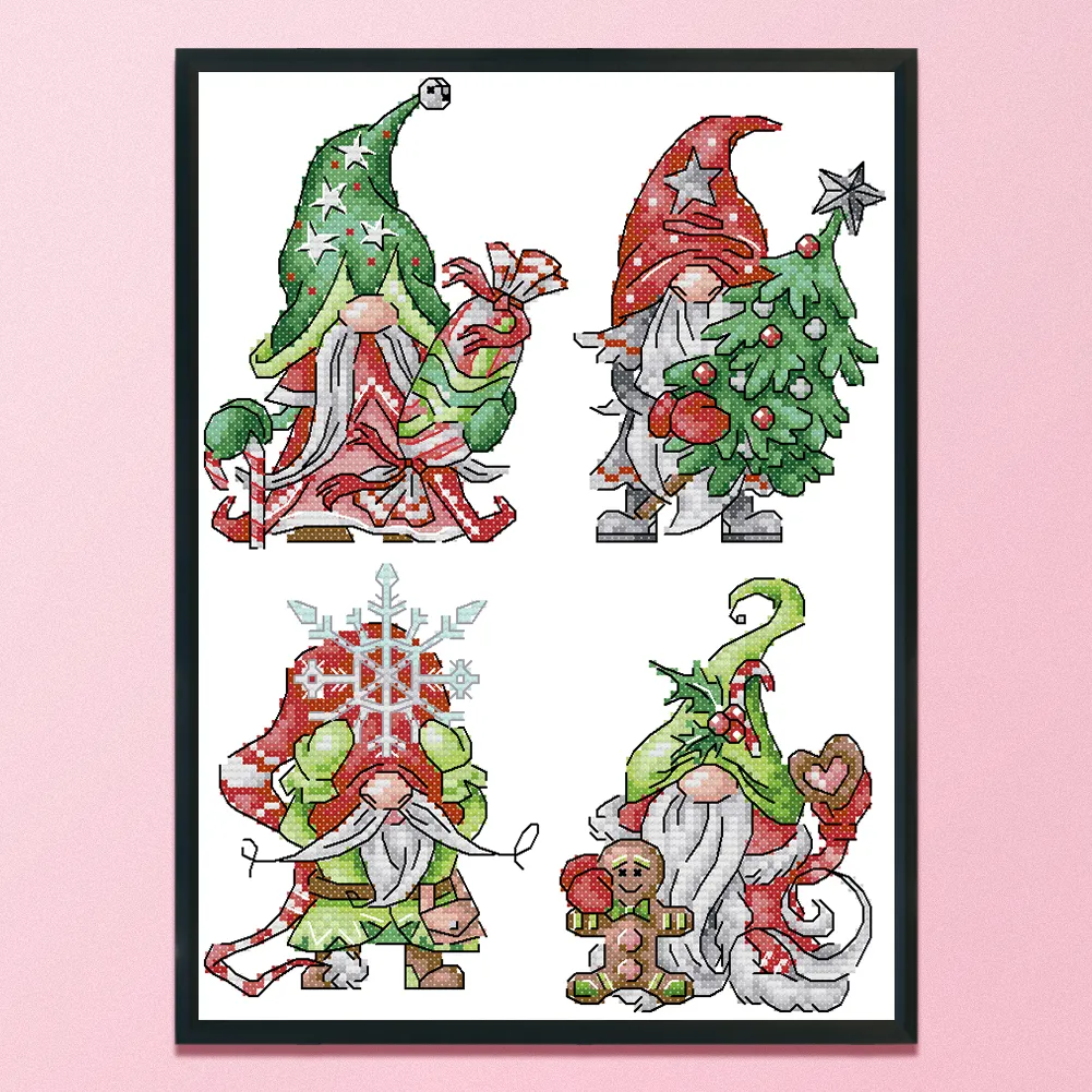 14CT Partial Printed Cross Stitch - Goblin(22*30cm)