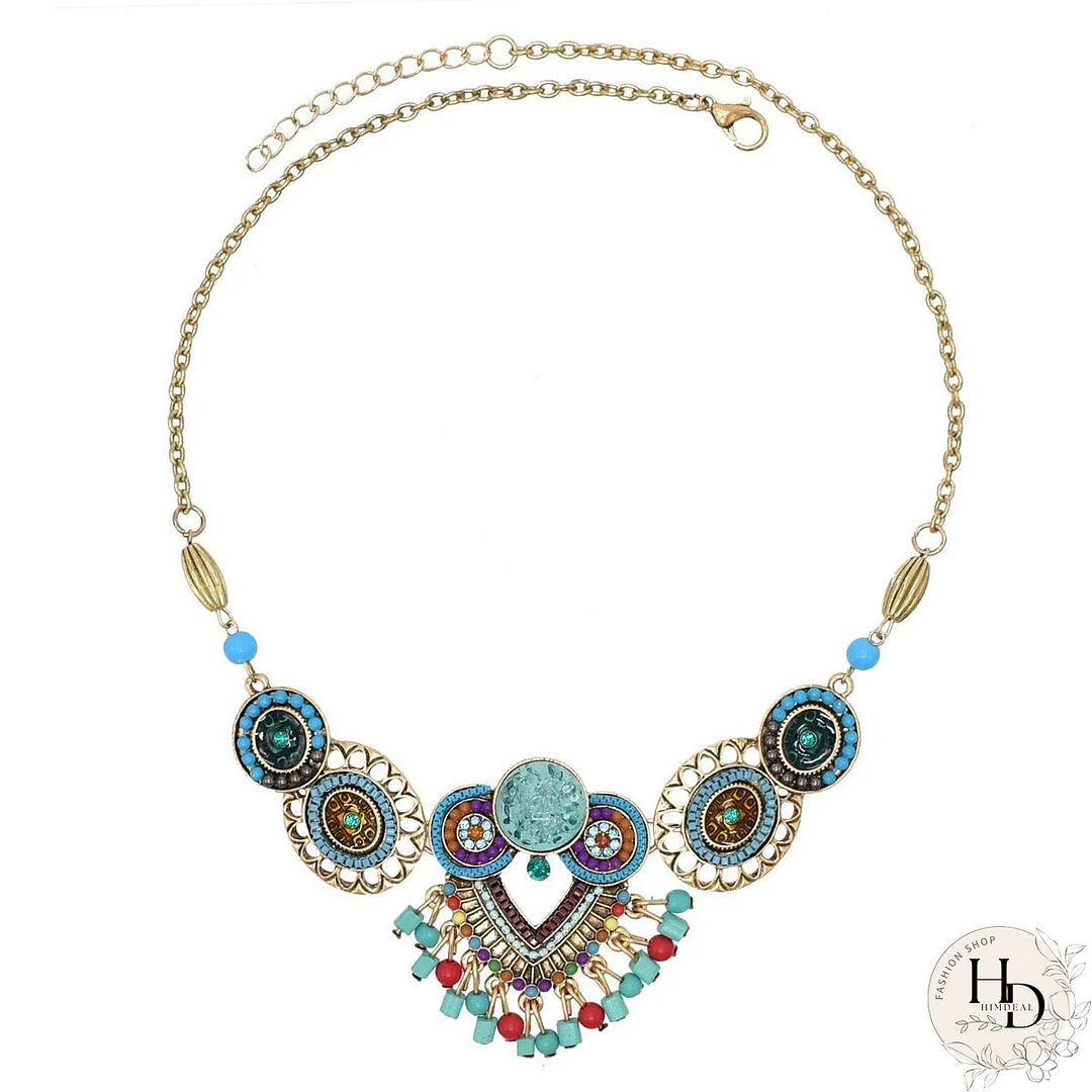 Ethnic Style Headgear, Exotic Charm Necklace, Western Tibet Eyebrow Center and Forehead Chain