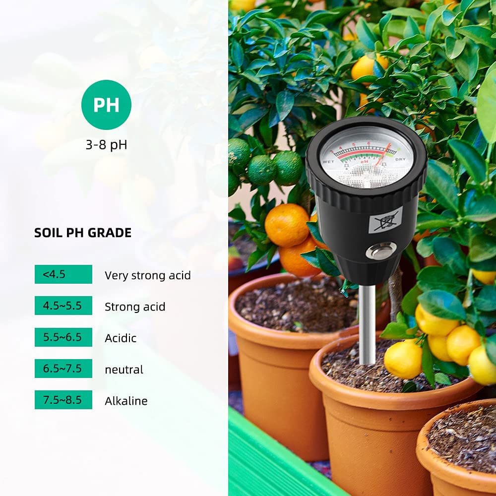 特別価格 RCYAGO Soil pH Meter Moisture Meter 300mm Long Electrode No Battery Neede 土壌酸度計、土壌水分計 - www.forsellmaskin.se 特別価格 RCYAGO Soil pH Meter Moisture Meter 300mm Long Electrode No Battery Neede 土壌酸度計、土壌水分計 - www.forsellmaskin.se