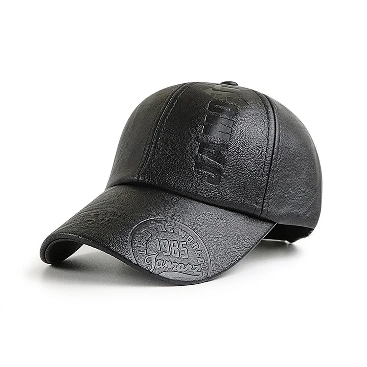 PU Leather Baseball Cap High Quality Winter Cap Men Snapback Hat Casquette Gorras Para Hombre Mens Trucker Cap For Male