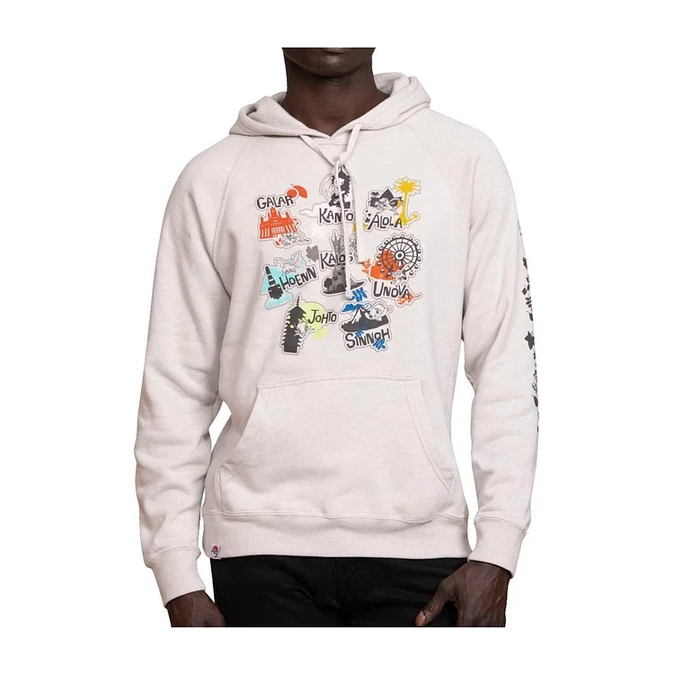 Pokémon Region Tour Stone Fitted Pullover Hoodie