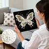 Butterfly DIY Pearl Diamond Painting Kit for Adult Home Decor 25x25cm With Frame