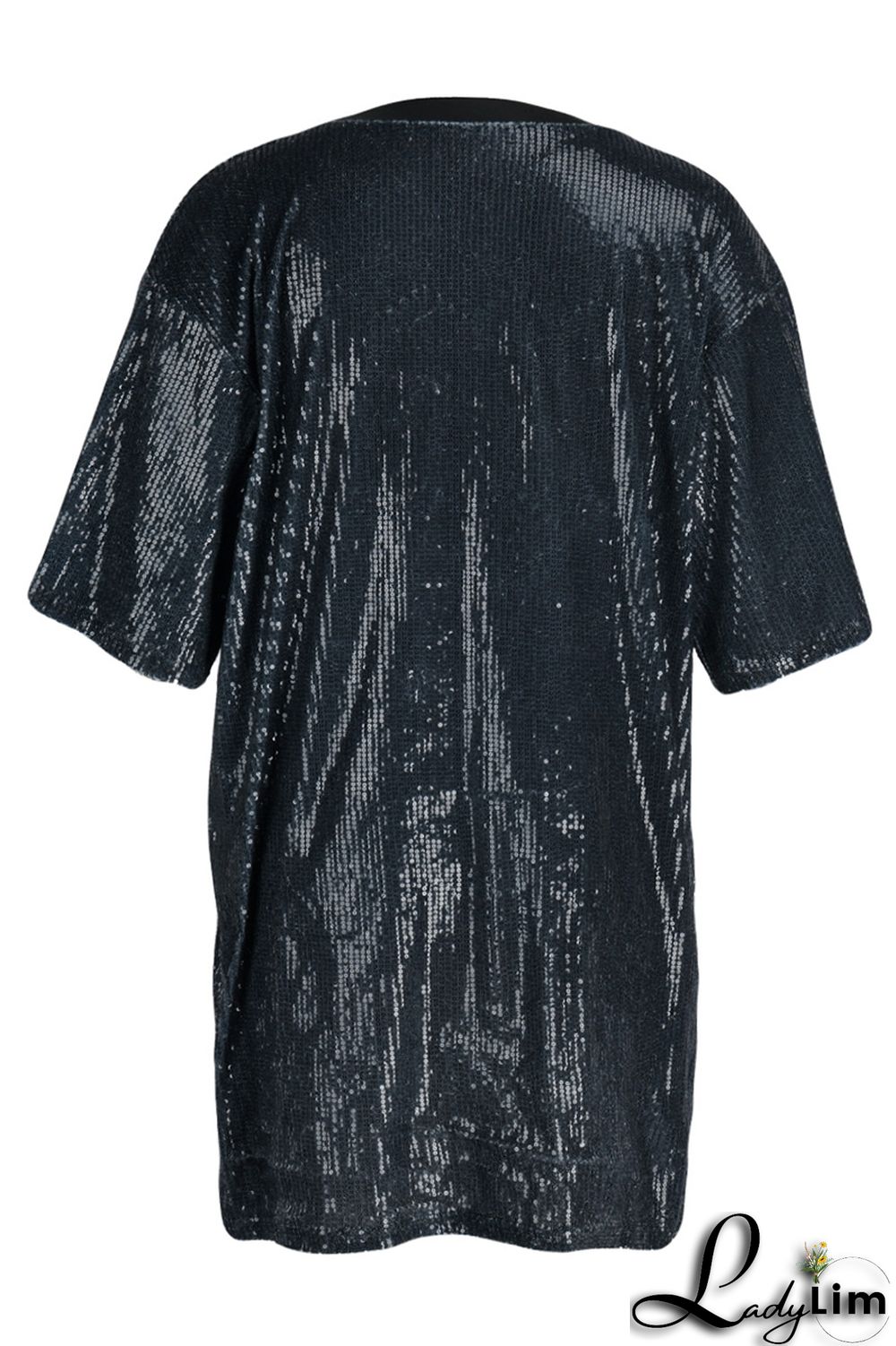 Stripe Fashion Casual Patchwork Sequins O Neck A Line Dresses