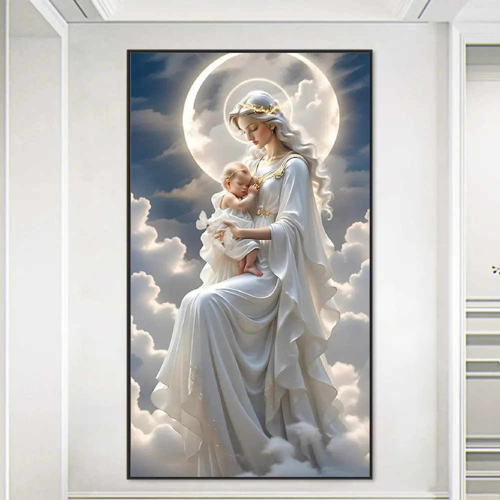 Diamond Painting - Full Round Drill - Angel Virgin(Canvas|40*70cm)