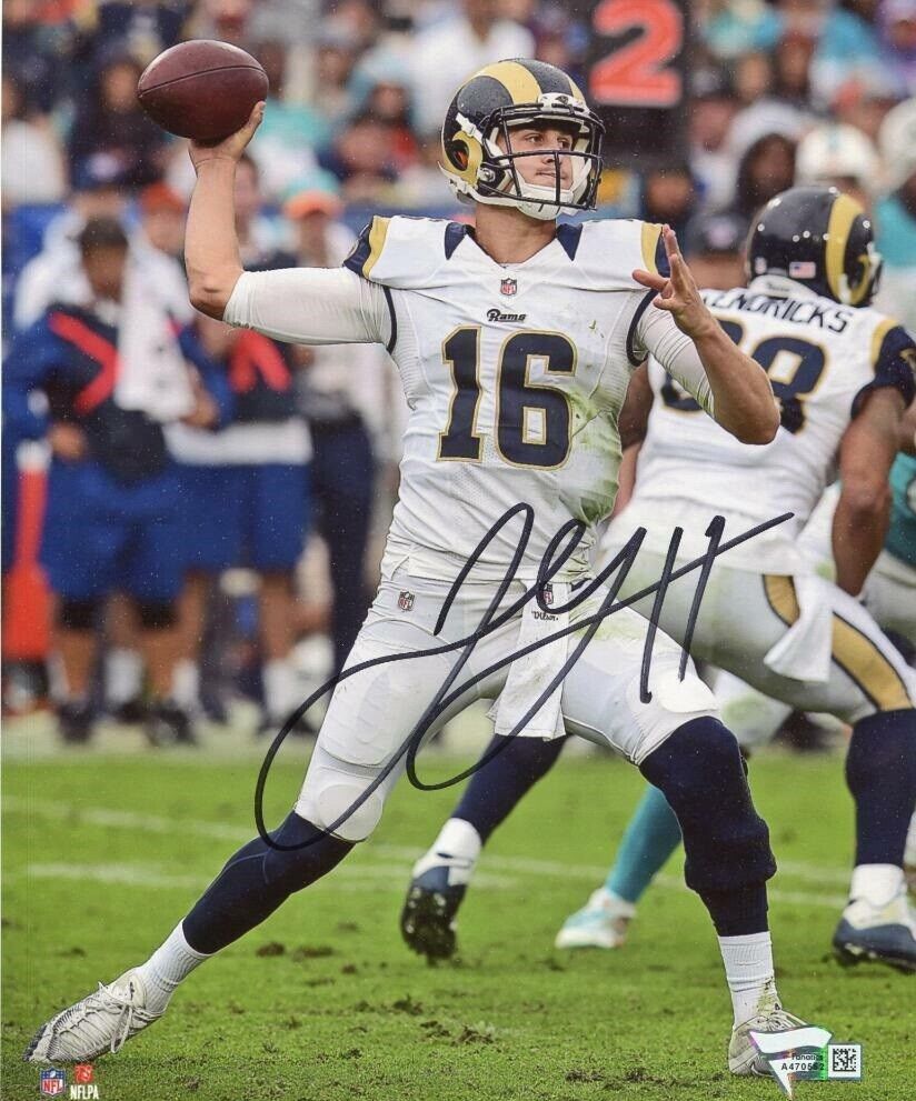 Jared Goff Autographed Signed 8x10 Photo Poster painting Rams REPRINT