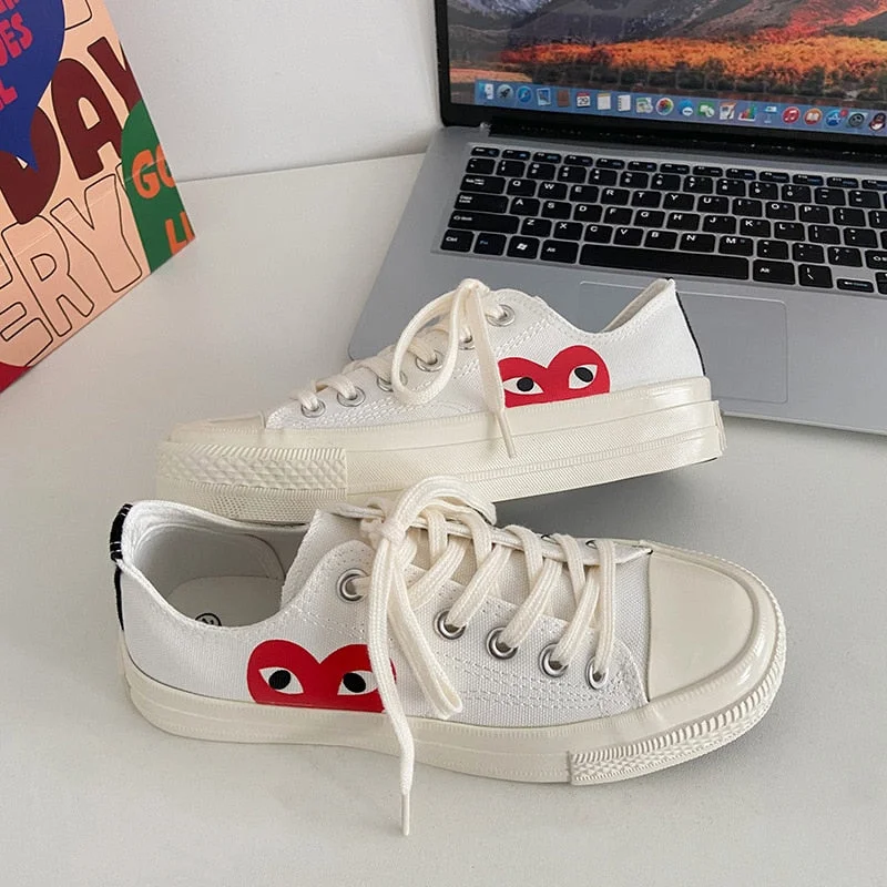 2022 New Women's Canvas Sneakers Fashion Summer Spring Autumn Shoes for Women Student Casual Shoes High Women's Sneakers A1-53