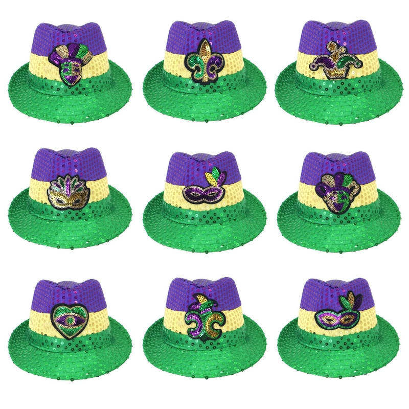 Mardi Gras Casual Minimalist Flower Cloth Holiday Banquet Party Hat Party Supplies Party Accessories 1 Piece