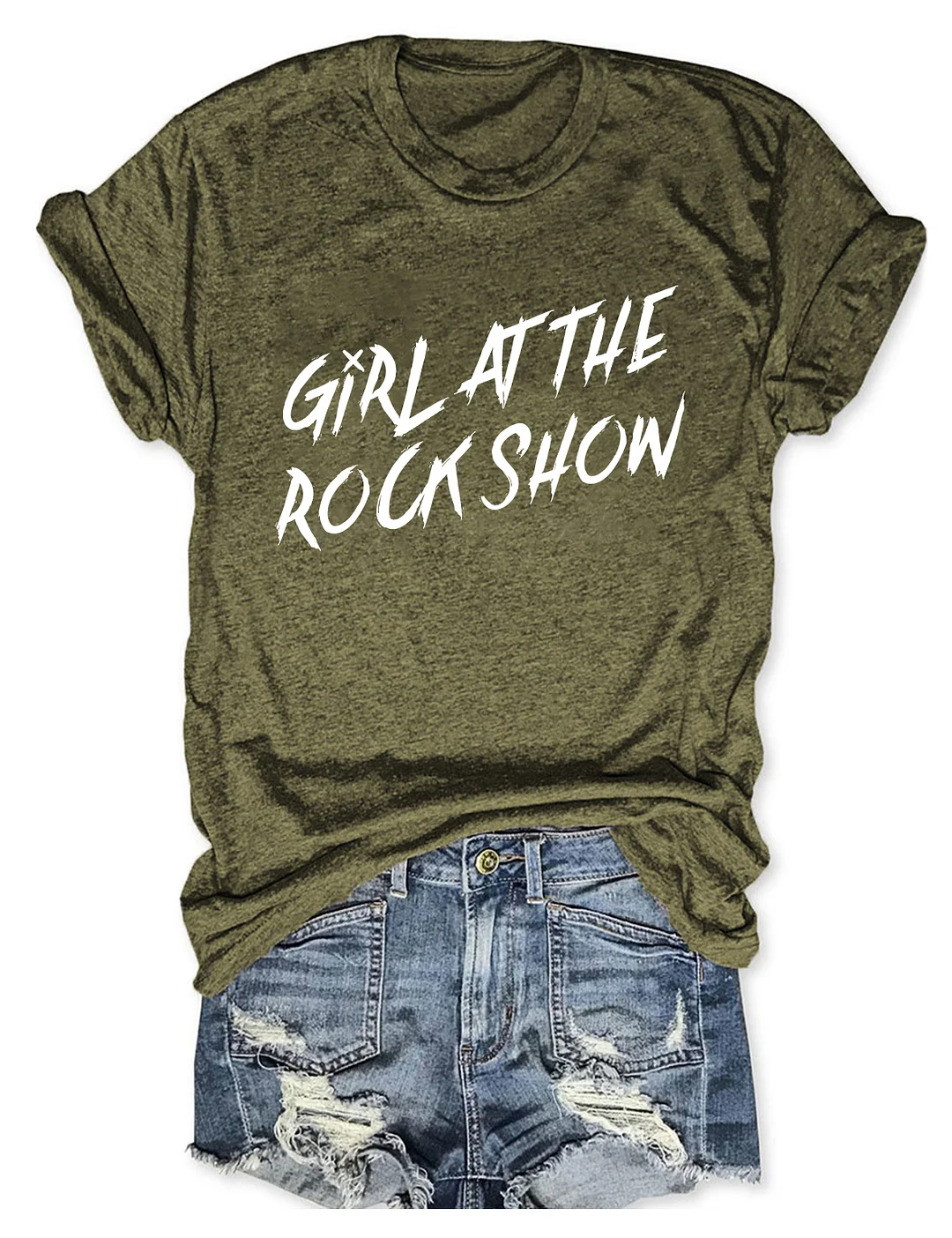 Girl At the Rock Show T-Shirt