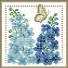 Partial Cross Stitch Kit July 14CT Counted DIY Needlework Decor (H429)(Brand)