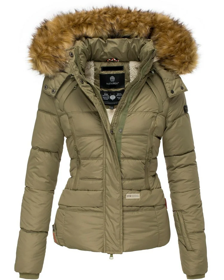 Women's winter short coat to keep warm