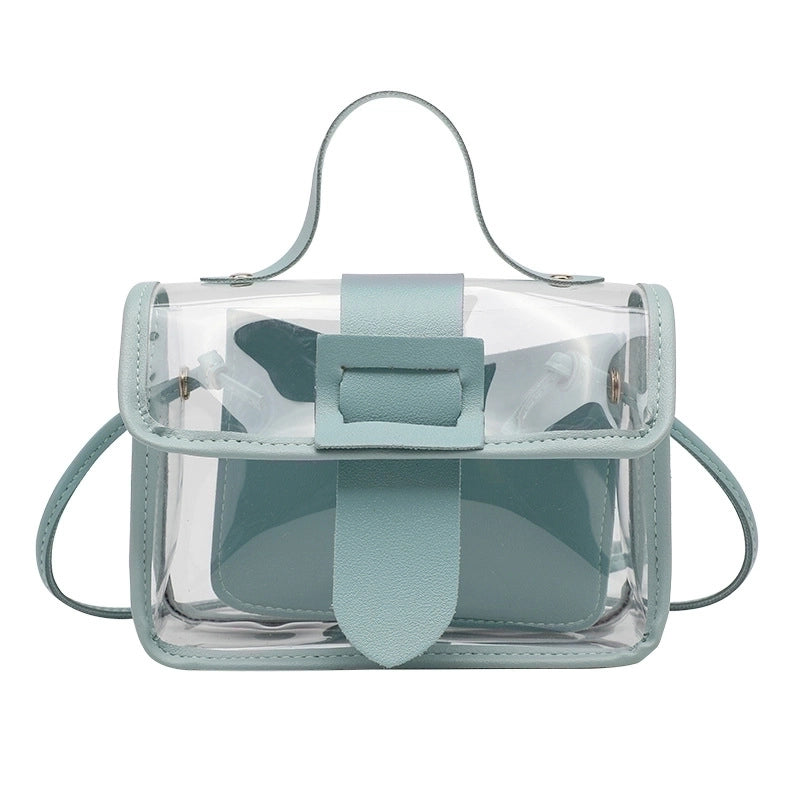 Women’s All Seasons Pvc Streetwear Square Bag
