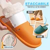 Gioiacombo&trade; Pantofole in cotone impermeabile super morbide e rimovibili in inverno