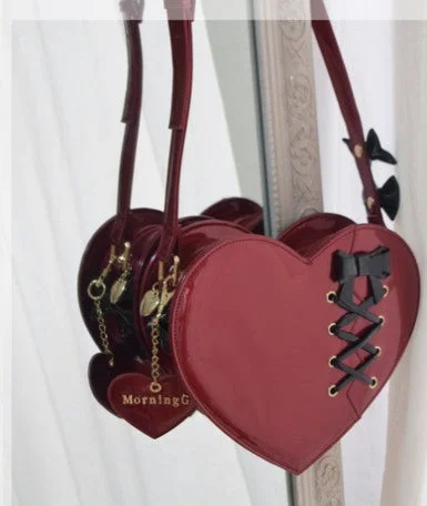 Lolita Bowknot Sweet Heart Messenger Shoulder Bags SP17028