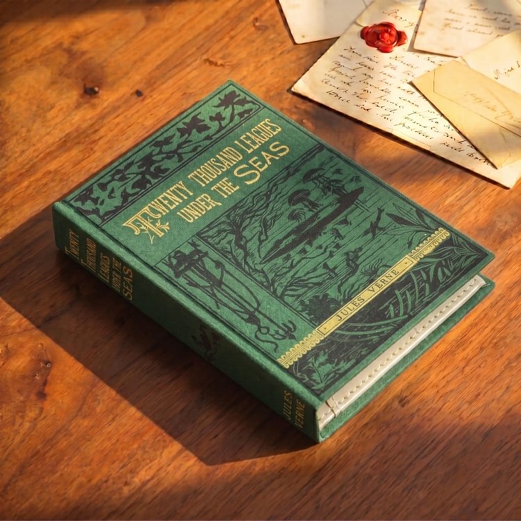 Twenty Thousand Leagues Under The Seas by Jules Verne Book Wallet