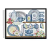 (Counted/Stamped) 14CT Porcelain - Cross Stitch 36*28cm/14.17*11.02in(Brand)