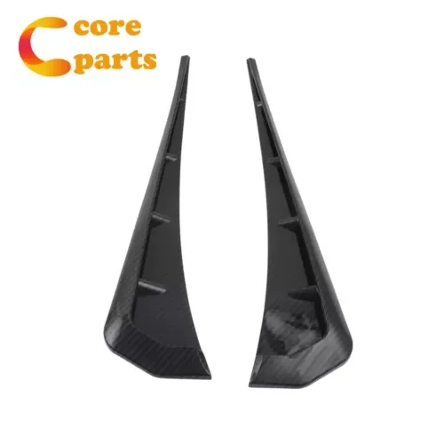 Dronehint 2Pcs Carbon Fiber Car Side Fender Vent Air Wing Cover Trim for Acura RDX (For: Audi Sport) Parts