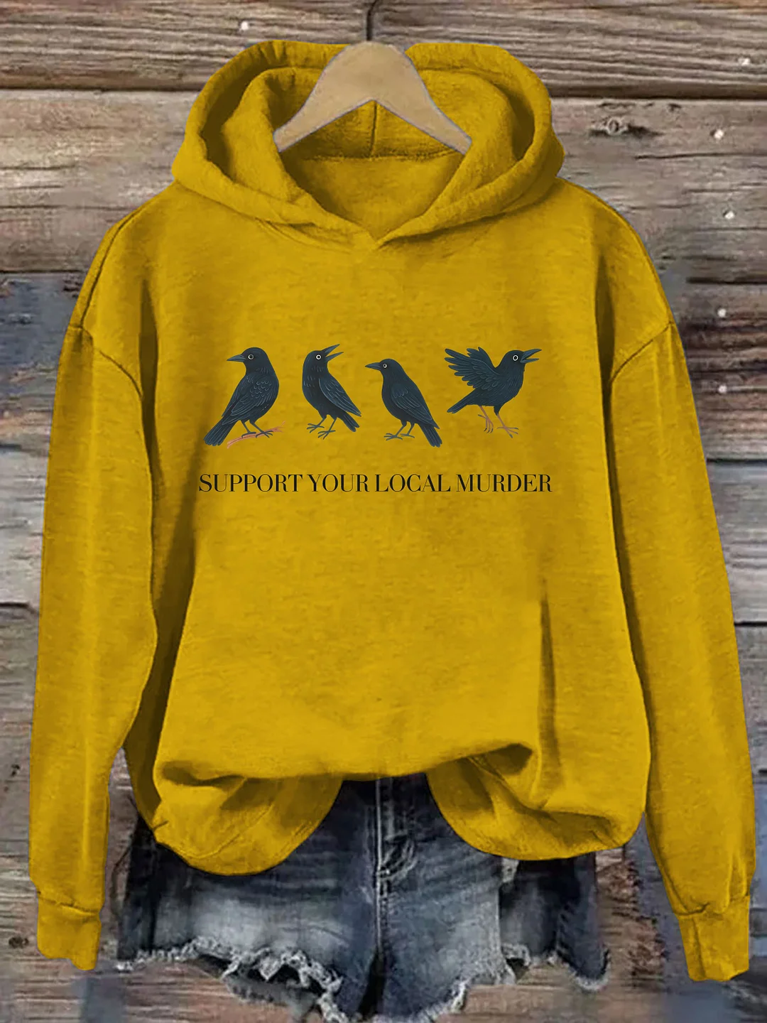 Support Your Local Murder Hoodie