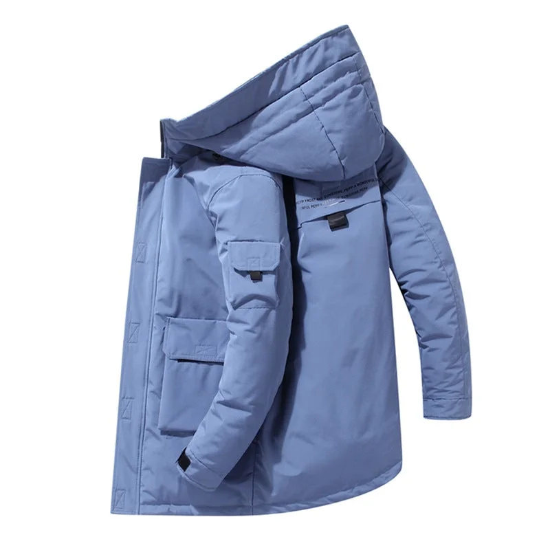 Men's Down Jacket Short Warm And Thick Outdoor Tooling