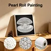 DIY Pearl Painting Seashell for Home Wall Decor(25x25cm)