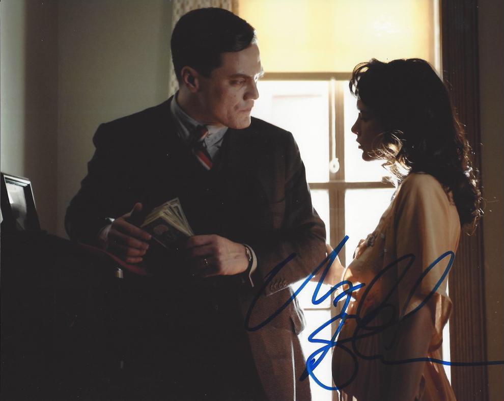 ACTOR MICHAEL SHANNON SIGNED 'BOARDWALK EMPIRE' 8X10 Photo Poster painting B W/COA MAN OF STEEL