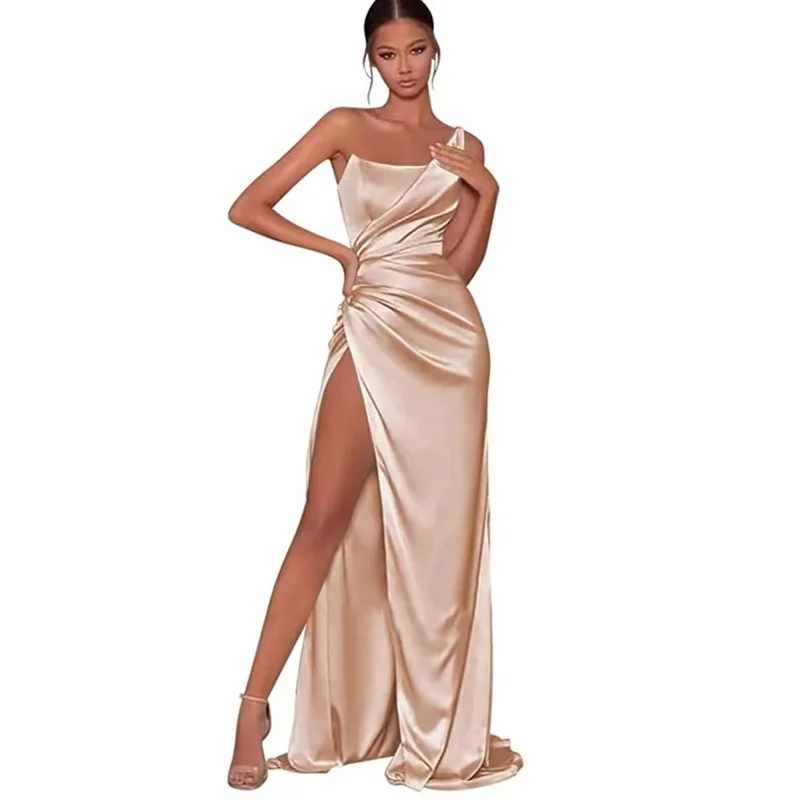 Uveng Uveng 2025 New Breast-Thorac Birthday Party Stage Performance Dress Dress Can Usually Be Worn