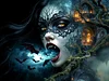 Luxury AB Velvet Diamond Painting Kit - Witch