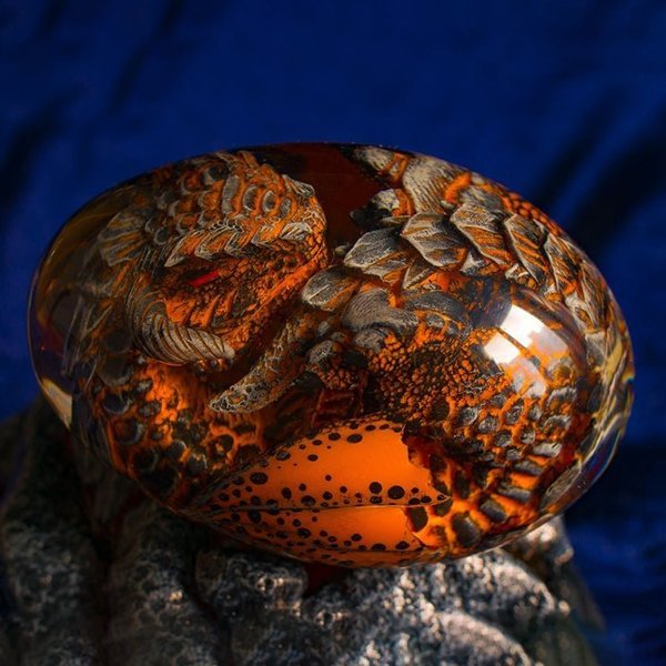 Oeuf De Dragon De Lave Veilleuse Bebe Dragon Oeuf De Dragon Transparent Dragon De Poche De Feu Embryon De Wyverne Trucs De Paques Sera Fabrique Sur Commande