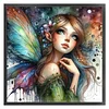 Butterfly Fairy-11CT Stamped Cross Stitch 50*50cm/19.69*19.69in tapestrymarket