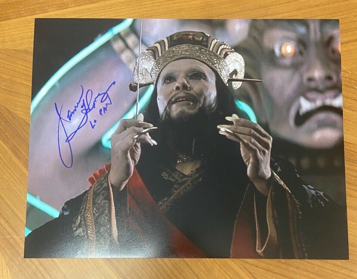 * JAMES HONG * signed 11x14 Photo Poster painting * BIG TROUBLE IN LITTLE CHINA * LO PAN * 22