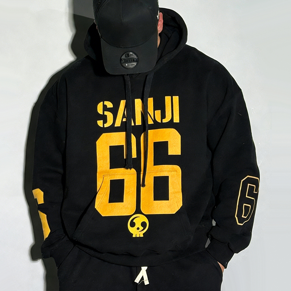 Anime Letter Print Design Hoodie