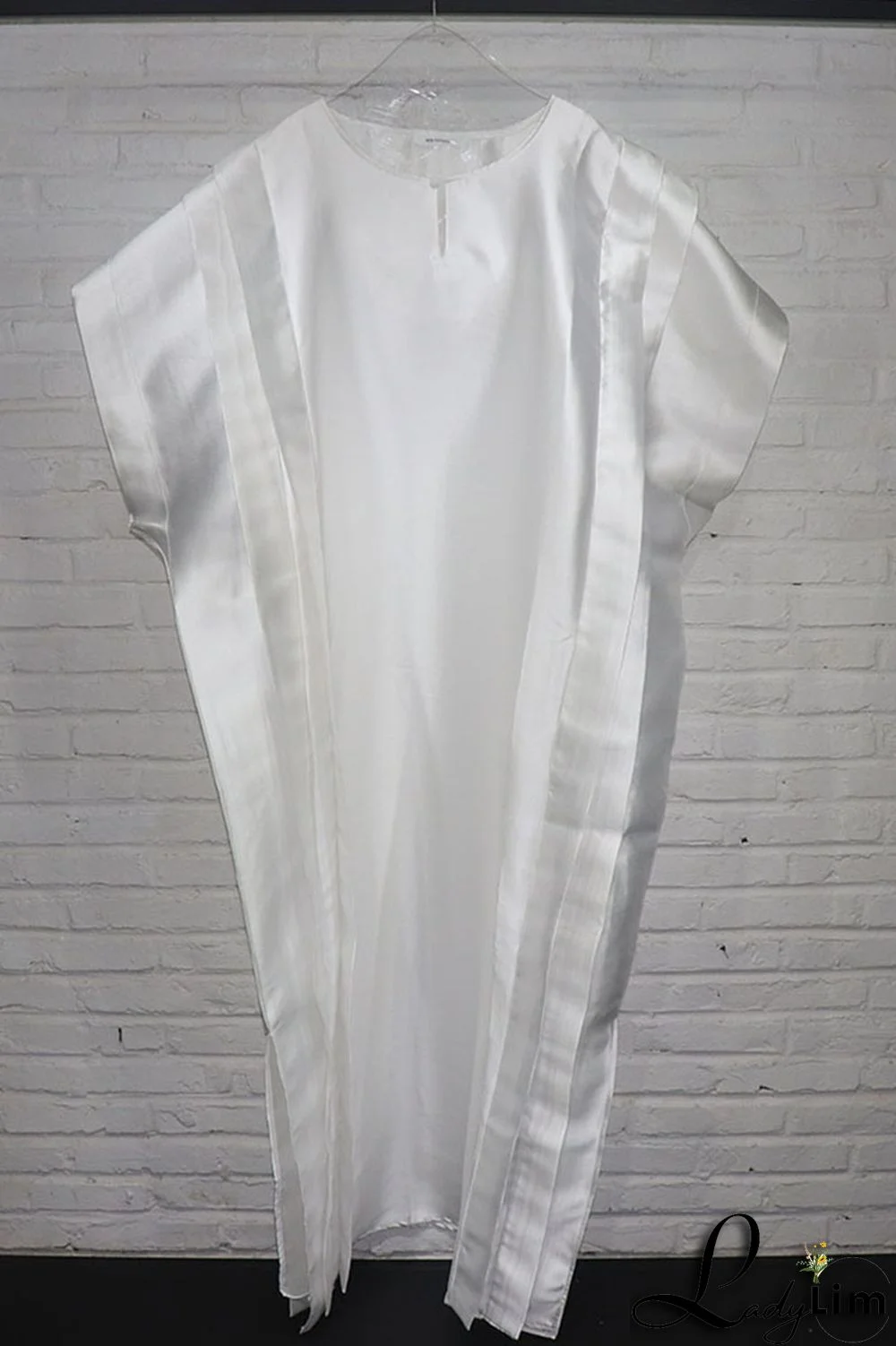 Pink Elegant Solid Patchwork Flounce O Neck Irregular Dress Dresses