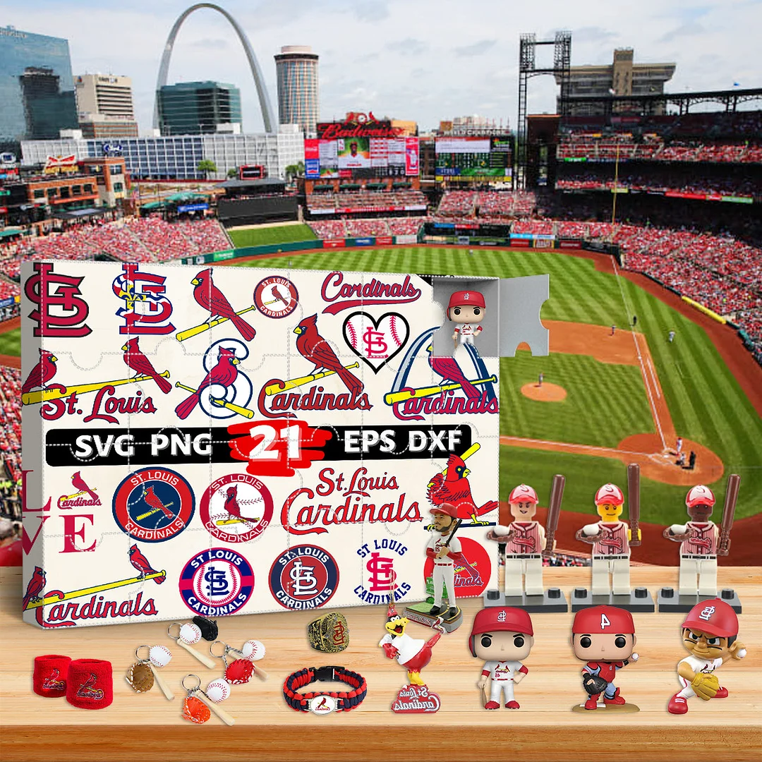 St. Louis Cardinals Advent Calendar🎁24 Gifts Are In It