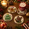 [Upgrade]4Pcs Acrylic Special Shape Xmas DIY Waterproof Diamond Painting Coaster Kit