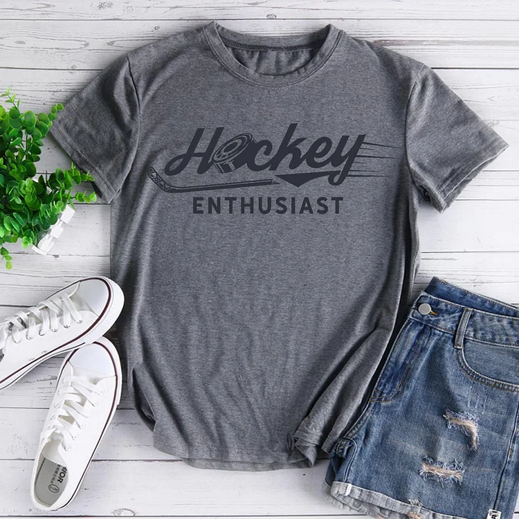 Hockey Enthusiast T-Shirt-07831-Annaletters