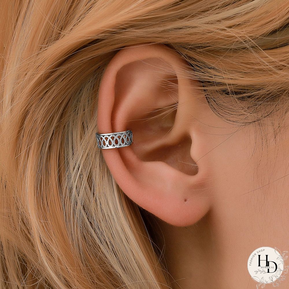Vintage Hollow Geometric Ear Clip