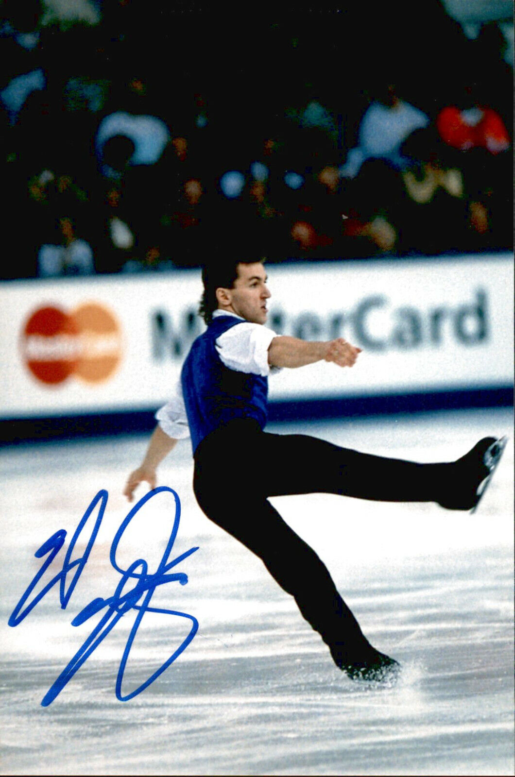 Elvis Stojko SIGNED 4x6 Photo Poster painting Figure Skating OLYMPIC SILVER MEDALIST #8