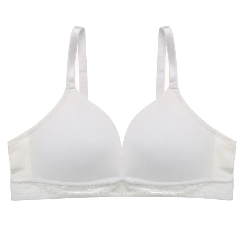 Women's Bra Push Up Underwear Female Bras Lace Lingerie Wireless Seamless Bra Seamless Woman A/B Cup Solid Color Mesh Bralette