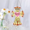 5D DIY Special Shaped Diamond Painting Cross Hanging With Lamp String Kit