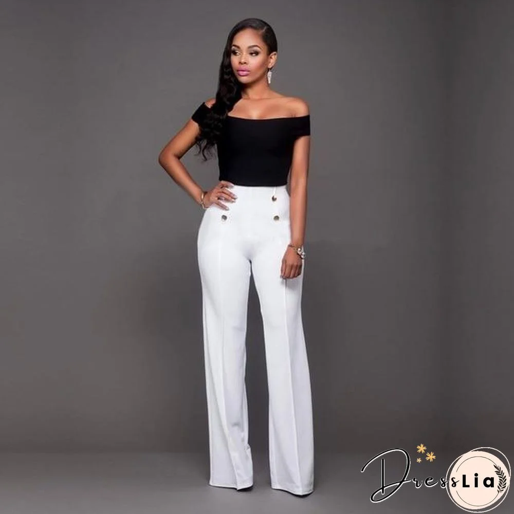 summer clothes for women pants high waist long pants female women clothes plus size trousers P15697