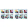 (US Local)6Pcs Owl DIY Diamond Painting Greeting Card 5D Drill Painting Blessing Card Kit