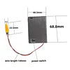 2Pcs 3 3V-5V Flame Lamp Circuit Board with Battery Box Flame Lamp Wick