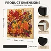 DIY Pre-Framed Autumn Festival Button Art Canvas Kit