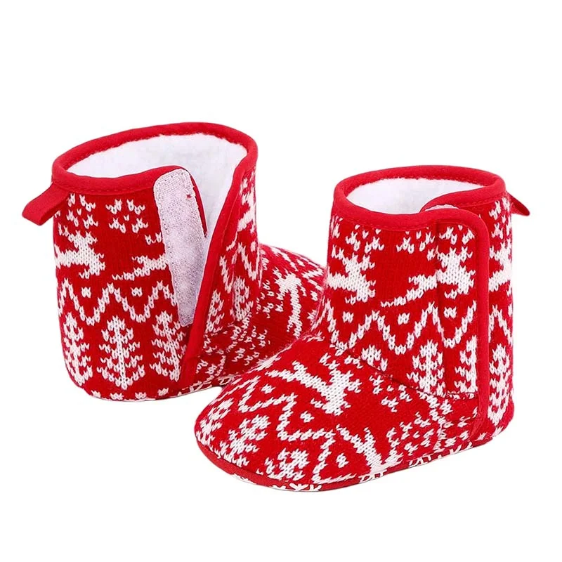 Letclo™ Christmas Pattern Soft Bottom Warm Baby Toddler Floor Socks letclo Letclo