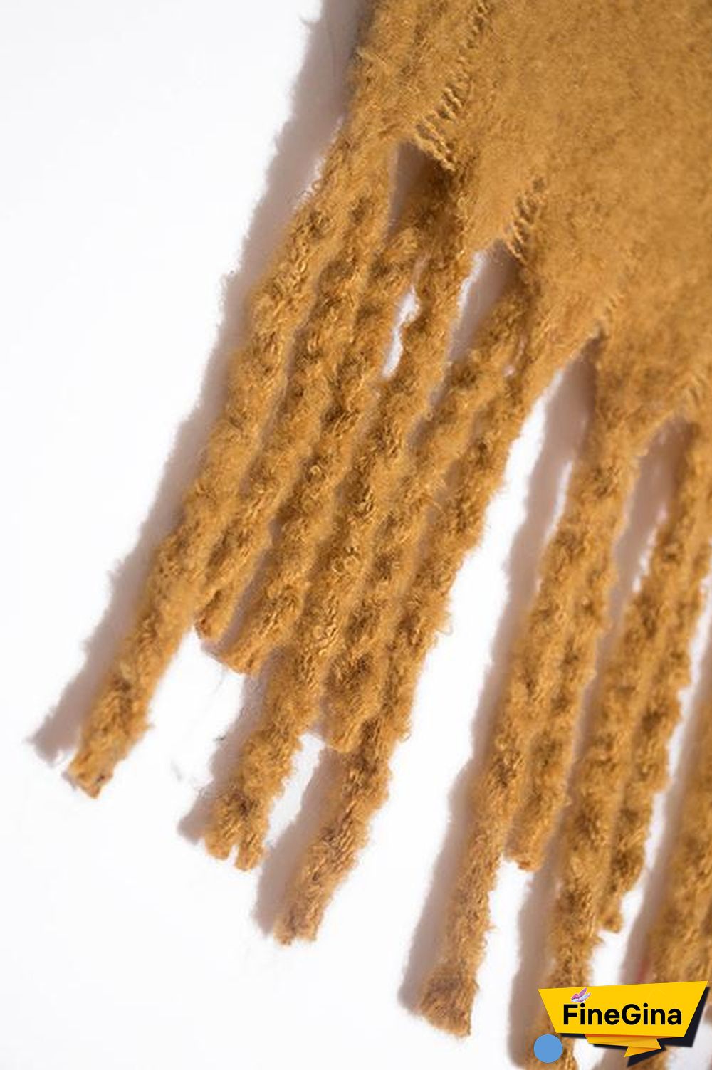 Solid Tassels Scarf